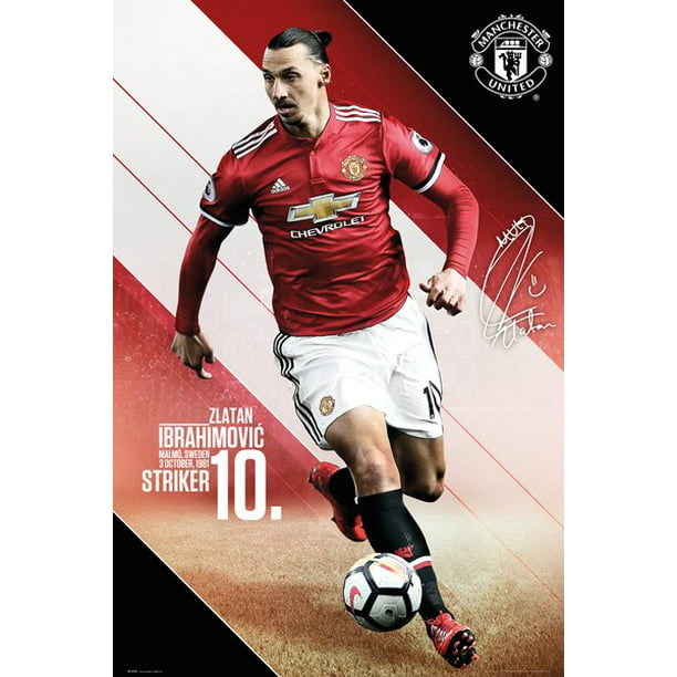 Zlatan Ibrahimović Manchester United FC Man Utd Print Photo Poster A3 A4